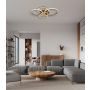 LED-PLAFOND GLOBO LORELE 110CM ANTRACIT