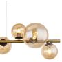 LONGBOARD-PENDLARE GLOBO RIHA 87CM AMBER