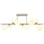 TAKLAMPA GLOBO RIHA 870X370 NICKEL MATT