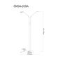GOLVLAMPA GLOBO SILVIO SAND