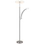GOLVLAMPA GLOBO TIRANA UPLIGHT SILVER