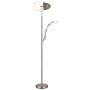GOLVLAMPA GLOBO TIRANA UPLIGHT SILVER