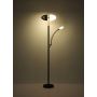 GOLVLAMPA GLOBO TIRANA UPLIGHT SILVER