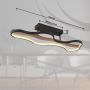TAKLAMPA GLOBO BEZZY LED 80,6CM SVART