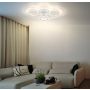 TAKLAMPA GLOBO SALINAS LED 780X115 CHROMED