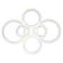 TAKLAMPA GLOBO SALINAS LED 780X115 CHROMED