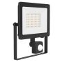 STRÅLKASTARE EGLO RISACCA-E LED 50W SENSOR IP65 SVART