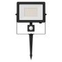 STRÅLKASTARE EGLO RISACCA-E LED 50W SENSOR IP65 SVART