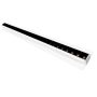 LED-ARMATUR ECOFOSS LED TC UGR  VIT/SVART H25 3000K 24W 60CM