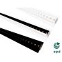 LED-ARMATUR ECOFOSS LED TC UGR VIT H25 3000K 36W 120CM 