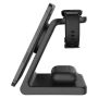 LADDNINGSDOCKA NEDIS LADDARE 3-I-1 25W MAGNETISK SVART