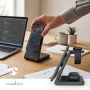 LADDNINGSDOCKA NEDIS LADDARE 3-I-1 25W MAGNETISK SVART