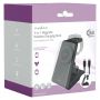 LADDNINGSDOCKA NEDIS LADDARE 3-I-1 25W MAGNETISK SVART