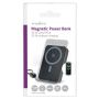 POWERBANK NEDIS MAGNETIC USB-C 25W 10 000MAH SVART