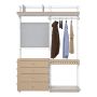 STARTKIT ELFA DECOR+ 2X60CM VIT/BEIGE 