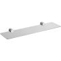 HYLLA BEMETA BRILIA METALL 45CM SILVER