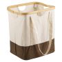TVÄTTKORG HOUSE NORDIC NOTO OFF WHITE/BROWN 40X45CM