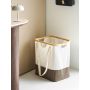TVÄTTKORG HOUSE NORDIC NOTO OFF WHITE/BROWN 40X45CM