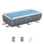 POOL BESTWAY STEEL PROMX  404X201X100CM GRÅ