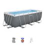 POOL BESTWAY STEEL PRO MAX  412X201X122CM GRÅ