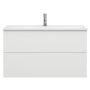 TVÄTTSTÄLLSSKÅP SVEDBERGS STILLA 2 LÅDOR PLAN VIT 100X45CM
