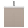 TVÄTTSTÄLLSSKÅP SVEDBERGS STILLA 2 DÖRRAR PLAN GRÅBEIGE 60X45CM