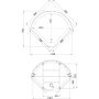 DUSCHKABIN ARROW 6301 ELEGANT VIT 90X90CM