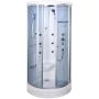 DUSCHKABIN ARROW 6006 TONAT GLAS VIT 90X90CM 