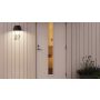 VÄGGLAMPA PLEJD LED NER 14,3CM SVART
