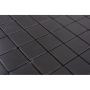 MOSAIK WELSCHEIT MAGIC SQUARE ALU BLACK SILK BRUSHED PRIS PER ARK