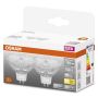 LJUSKÄLLA OSRAM LED MR16 GU5 3,8W 2-PACK