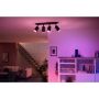 SPOTSKENA PHILIPS HUE FUGATO 4L SVART       