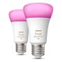 LJUSKÄLLA PHILIPS HUE WCA E27 6,5W 2-PACK 