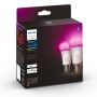 LJUSKÄLLA PHILIPS HUE WCA E27 6,5W 2-PACK 