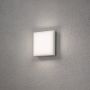 VÄGGLAMPA KONSTSMIDE CESENA KVADRAT LED VIT IP54