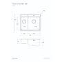 ROSTFRI DISKHO M/STRAINER 616X506X180MM