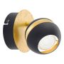 VÄGGLAMPA EGLO NOCITO LED SVART/GULD