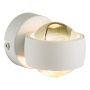 VÄGGLAMPA GLOBO RANDI 7,5CM VIT 