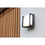 VÄGGLAMPA LUTEC QUBO ANTRACIT IP54 9.5W