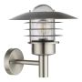 VÄGGLAMPA ECOLITE ORION L UP BS 27,6CM BORSTAD STÅL