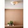 PLAFOND MARKSLÖJD ROSE 35CM VIT/SVART