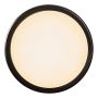 VÄGGLAMPA NORDLUX STORE ROUND LED 6,5W SVART