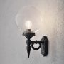 VÄGGLAMPA KONSTSMIDE ORION SVART IP23
