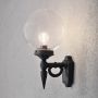 VÄGGLAMPA KONSTSMIDE ORION SVART IP23