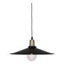 TAKLAMPA GLOBEN LIGHTING DISC SVART