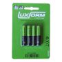 SOLCELLSBATTERI LUXFORM NIMH LADDNINGSBARA AAA 4-PACK