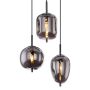 TAKLAMPA GLOBO BLACKY 6 SVART 