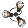 TAKSPOTLIGHT GLOBO CLASTRA 3 SVART 