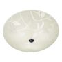 PLAFOND ANETA LIGHTING BLADVERK VIT/STÅL