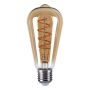 LJUSKÄLLA VOLTOLUX EDISON AMBER Ø64MM E27 4W